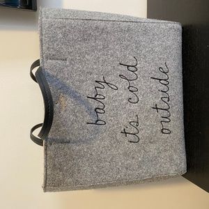 kate spade baby it's cold outside tote bag
